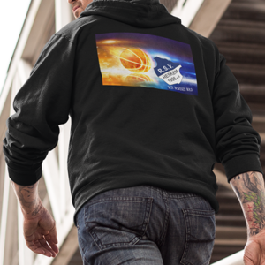 Fire Hoodie Logo black