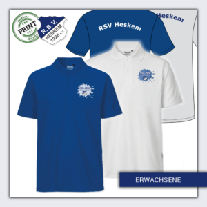RSV Heskem | Jubiläum | Polo-Shirt in Weiß oder Royal